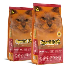 Alimento Special Cat Arrudestufas Cat Premium Carne Special Cat Premium Para Gato Adulto Todos Os Tamanhos Sabor Carne Em Saco De 10.1kg Foto mini 2
