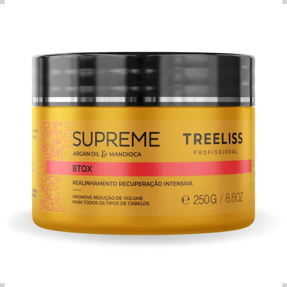 Alisamento Tratamento Btox Mandioca Supreme 250g Tree Liss Foto 1