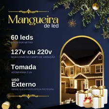 Aljatec Mangueira Fita Led Chata 5050 25m Alto Brilho 2 Conectores Branco Frio 127v Foto mini  3