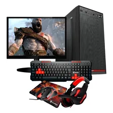 Alligator Gaming Pc Gamer Completo Intel Rx 550 Ssd 240gb Monitor + Kit Gamer Foto mini 1