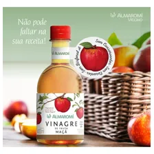 Almaromi Tradicional vinagre de maça Natural 400mL Foto mini 2