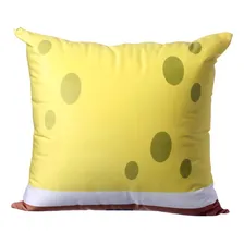 Almofada Bob Esponja Aveludada 40x40cm Licenciada Cor Amarelo Foto mini 2