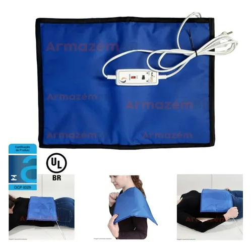Almofada Bolsa Térmica Elétrica P/ Terapias Dores Compressa 220V Foto 1
