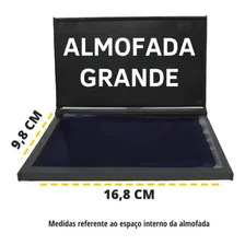 Almofada Carimbeira Azul N4 Radex Alta Durabilidade Foto mini 3