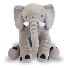 Almofada Elefante Pelucia Plush 45cm Anti-alérgico Cor Cinza Foto mini 1