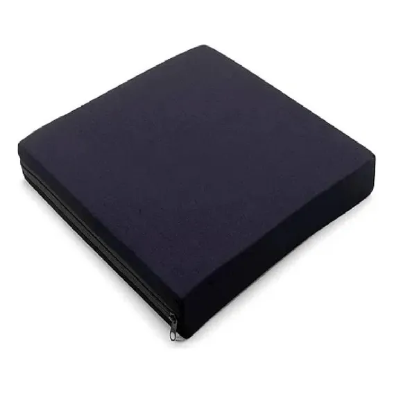 Almofada Em Latex Conforto Protetora Coccix Para Cadeirante Cor Preto Foto 1