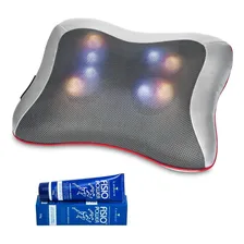 Almofada Encosto Massageador Shiatsu Pillow Bivolt Foto mini 1