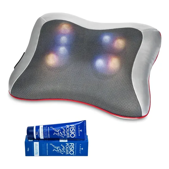 Almofada Encosto Massageador Shiatsu Pillow Bivolt Foto 1
