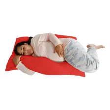 Almofada Extra Grande P/grávida Dormir De Lado Rápid Cor Vermelho Foto mini 3