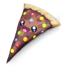Almofada Gigante Pizza Feliz Cor Chocolate Foto  mini 1