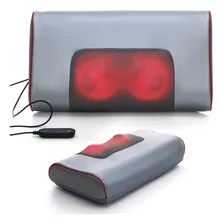 Almofada Massagem Massageadora Pescoço Costas Pernas Cor Prata 110v/220v Foto  mini 1