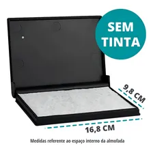 Almofada Para Carimbo Sem Tinta N4 P/ Carimbos Grandes Foto mini 3
