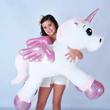 Almofada Pelucia Unicornio Gigante G - 115 Cm Foto mini 1