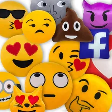 Almofadas Emoji Kit 20 PelĂșcia 28cmx28cm Cor Variados Foto mini 1