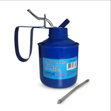 Almotolia Aço Bomba Óleo Gatilho Bico Flexível 450ml Lotus Linha profissional Foto mini 1