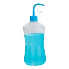 Almotolia Bico Curvo Frasco Plástico Transparente 500ml Foto mini  2