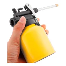 Almotolia Bomba Engraxadeira Metálica 250ml Bico RÃgido Foto mini 4