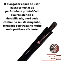 Alongador Extensão 800mm Broca P/ Perfurador Solo Kawashima Foto mini 2
