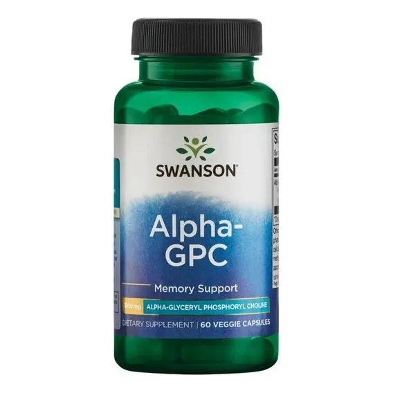 Alpha Gpc Alpha Swanson 60 cápsulas 300 mg Foto 1