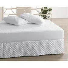 Altenburg Protetor Colchão King Altenburg Elástico Impermeável Cor Branco 193cm x 203cm Foto mini 3