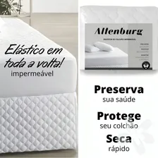 Altenburg Protetor Colchão King Altenburg Elástico Impermeável Cor Branco 193cm x 203cm Foto mini 2