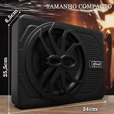 Alto Falante 10 Polegadas Medio Grave 10 Subwoofer Slim Potente Caixa De Som Amplificada Automotivo 200w Crossover Ativo com Cabo Rca 5 Metros Foto mini  3