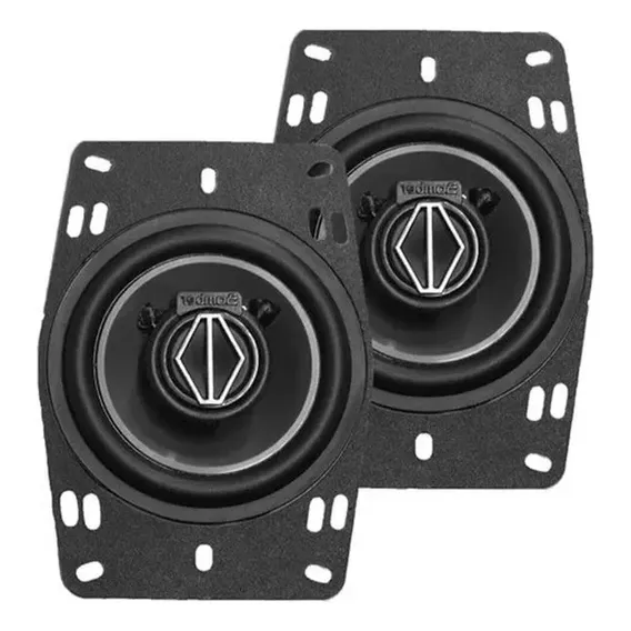 Alto Falante 4pol Bomber Triaxial BBR TOP 100wRms 4ohms Par Cor Preto Alto Falante Painel Foto 1