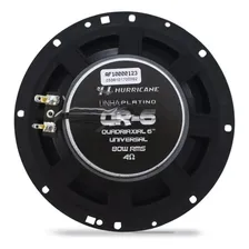 Alto Falante 6 Polegadas Hurricane Qr6 Platino 160w Rms Cor Grafite E Preto Foto mini  2