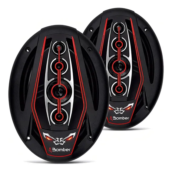 Alto Falante Bomber 6x9 Bicho Papão 350w Rms 6x9 Bomber Leds Foto 1