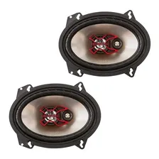 Alto Falante Bravox B3x68x 6x8 Polegadas 100wrms Par Cor Preto/vermelho Foto  mini 1