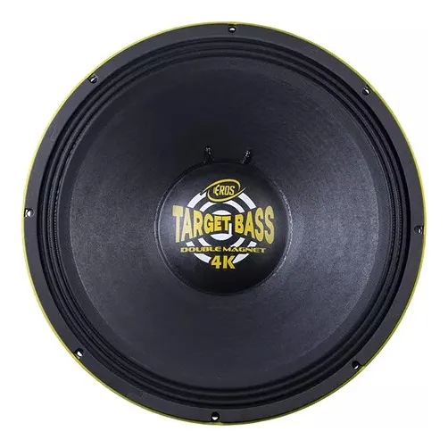 Alto Falante Eros E18 Target Bass 4k 2000w Rms 4 Ohms Branco Foto 1