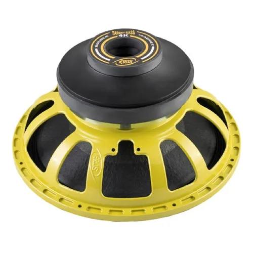 Alto Falante Eros Target Bass 4k 15 Pol. 2000w Rms - Amarelo Foto 1