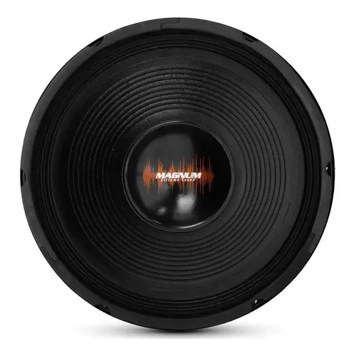 Alto Falante Magnum Mèdio Trio 10 Pol 250w Rms Woofer Seco Cor Preto Foto 1