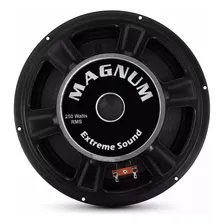 Alto Falante Magnum Woofer Trio 12'' 250w Rms 4 Ou 8 Ohms Cor Preto Foto mini 3