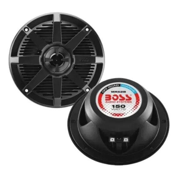 Alto Falante Marinizado Boss Mr52b 5,25 Pol 150w Par Lancha Cor Preto Foto 1