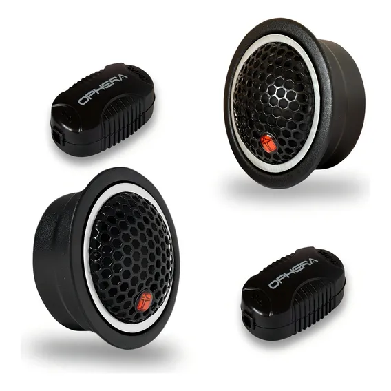 Alto Falante Par Tweeter Ophera Phanton - Tw1 Domo De Seda Cor Preto Foto 1