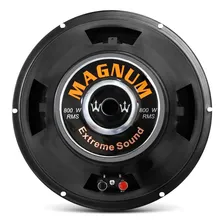 Alto Falante Subwoofer Magnum Rex 12 Pol 800 Rms 4 Ohms Cor Preto Foto mini 4