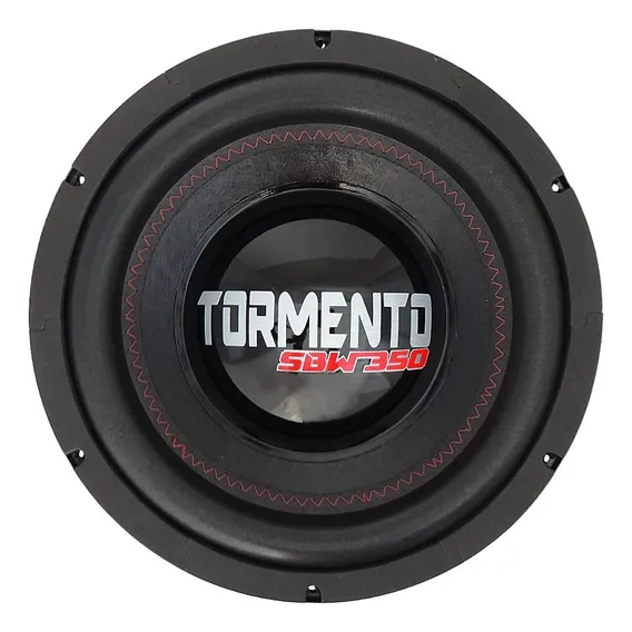 Alto Falante Tormento Sub Woofer Sbw 10 Pol. 350 Wrms 4 Ohms Cor Preta Foto 1