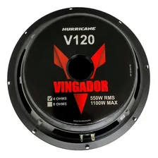 Alto Falante Woofer 12 Vingador 550w Rms 4 Ohms Hurricane Foto mini  2
