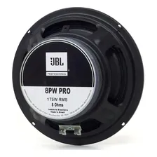 Alto Falante Woofer 8 Jbl Rms 175 Watts 8pw Pro - 8ohms Cor Preto Foto mini 2