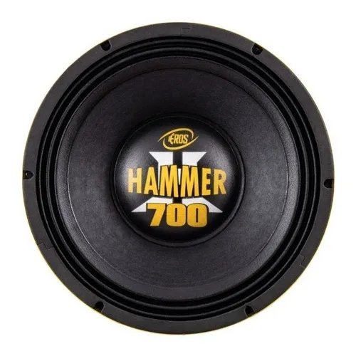 Alto Falante Woofer Eros 12 Pol E-12 700w Rms Médio Grave Cor Amarelo Foto 1