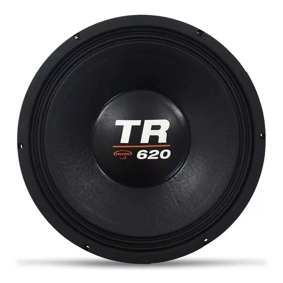 Alto Falante Woofer Triton 12 620w Rms 4 E 8 Ohms Tr 620 Cor Preto Foto 1