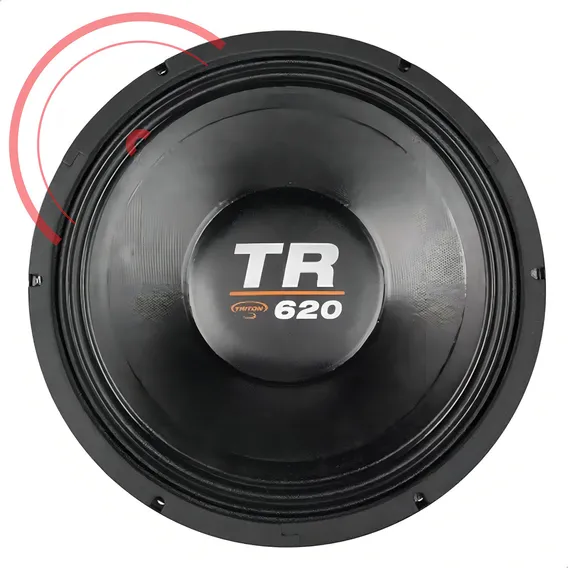 Alto Falante Woofer Triton Tr 620 W Rms 12 Polegadas 4 Ohms Cor Preto Foto 1