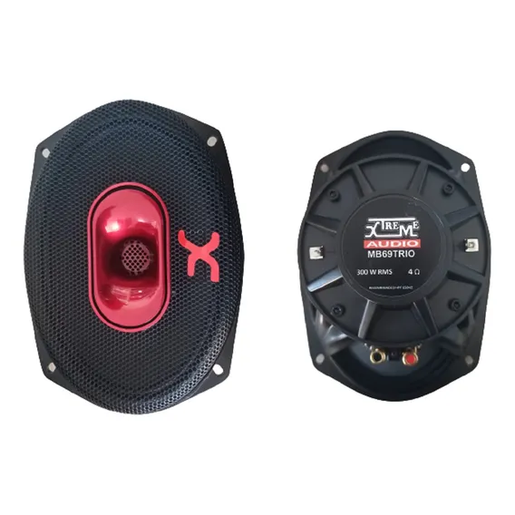 Alto Falante Xtreme Mb 69 Trio 6x9 Polegadas 600 Wrms Par Cor Black Foto 1