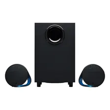 Alto-falantes para jogos Logitech G560, luzes RGB, cor preta Foto mini 3