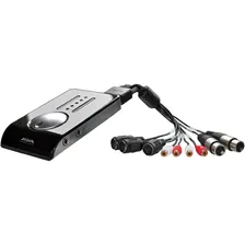 Alva Nanoface Interface Profissional Usb De Áudio 12 Canais Cor Preto & Prata (black Piano & Silver) 5v Usb Foto  mini 1