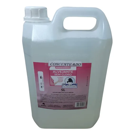 Alvejante Sem Cloro Concentrado 5 L Faz 25 L Super Eficiente Foto 1
