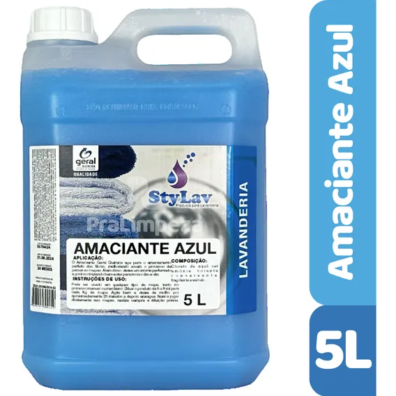 Amaciante Azul Para Roupas | Dowgq - 5 Litros Foto 1