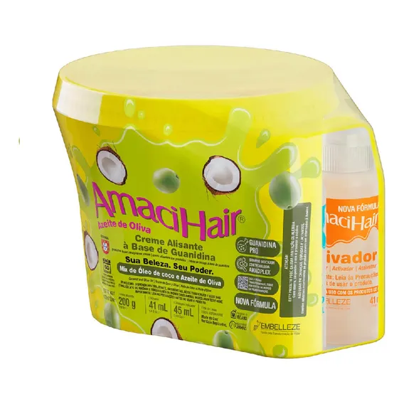 Amacihair Azeite Oliva Relaxante Baldinho 220g Foto 1
