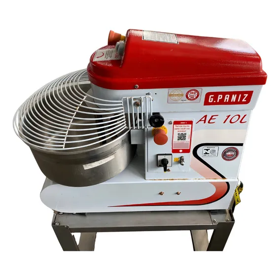 Amassadeira Espiral 10 Kg Ep贸xi 1 Cv Monof谩sico Ae10 Gpaniz 220v Foto 1